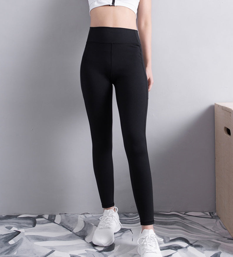 Fitness pants with pockets